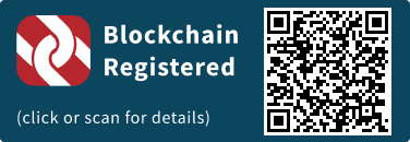 QrCode for Blockchain Registration Graphic