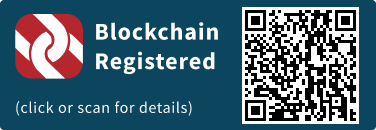 QrCode for Blockchain Registration Graphic