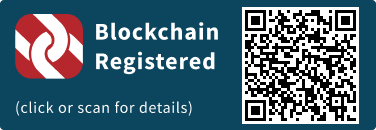 This press release has been registered on the blockchain to facilitate verification/authenticity.