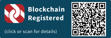 This press release has been registered on the blockchain to facilitate verification/authenticity.