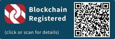 This press release has been registered on the blockchain to facilitate verification/authenticity.