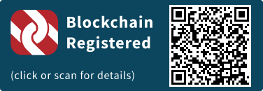 QrCode for Blockchain Registration Graphic