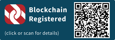 This press release has been registered on the blockchain to facilitate verification/authenticity.