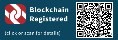 This press release has been registered on the blockchain to facilitate verification/authenticity.