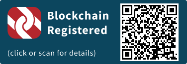 This press release has been registered on the blockchain to facilitate verification/authenticity.