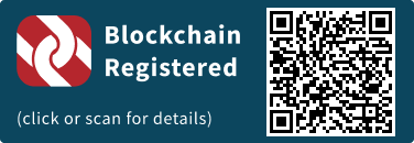 This press release has been registered on the blockchain to facilitate verification/authenticity.