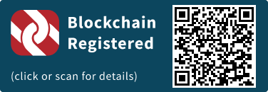 This press release has been registered on the blockchain to facilitate verification/authenticity.