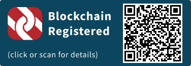 This press release has been registered on the blockchain to facilitate verification/authenticity.