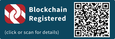 This press release has been registered on the blockchain to facilitate verification/authenticity.