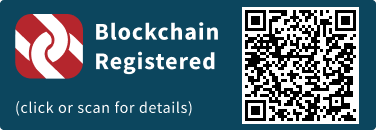 This press release has been registered on the blockchain to facilitate verification/authenticity.