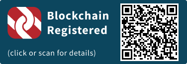 This press release has been registered on the blockchain to facilitate verification/authenticity.