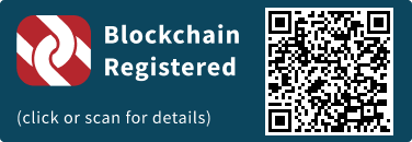 This press release has been registered on the blockchain to facilitate verification/authenticity.