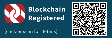 This press release has been registered on the blockchain to facilitate verification/authenticity.