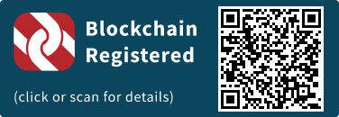 This press release has been registered on the blockchain to facilitate verification/authenticity.