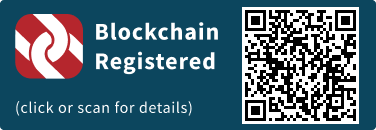 This press release has been registered on the blockchain to facilitate verification/authenticity.