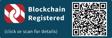 This press release has been registered on the blockchain to facilitate verification/authenticity.