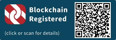 This press release has been registered on the blockchain to facilitate verification/authenticity.