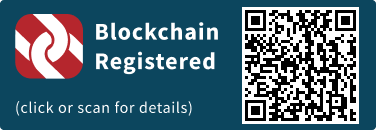 This press release has been registered on the blockchain to facilitate verification/authenticity.