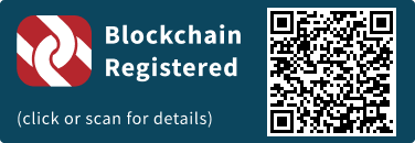 This press release has been registered on the blockchain to facilitate verification/authenticity.