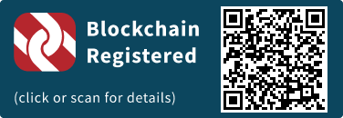 This press release has been registered on the blockchain to facilitate verification/authenticity.