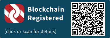 This press release has been registered on the blockchain to facilitate verification/authenticity.