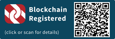 This press release has been registered on the blockchain to facilitate verification/authenticity.