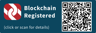 This press release has been registered on the blockchain to facilitate verification/authenticity.