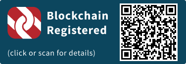 This press release has been registered on the blockchain to facilitate verification/authenticity.