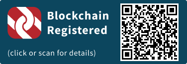 This press release has been registered on the blockchain to facilitate verification/authenticity.