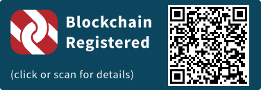 This press release has been registered on the blockchain to facilitate verification/authenticity.