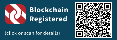 This press release has been registered on the blockchain to facilitate verification/authenticity.