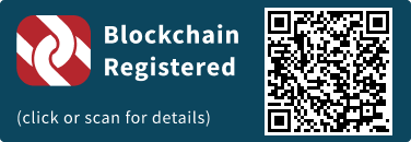 This press release has been registered on the blockchain to facilitate verification/authenticity.