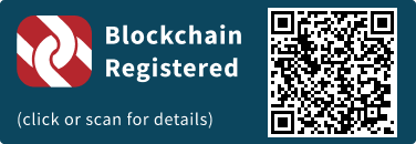 This press release has been registered on the blockchain to facilitate verification/authenticity.