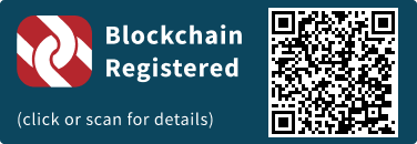 This press release has been registered on the blockchain to facilitate verification/authenticity.